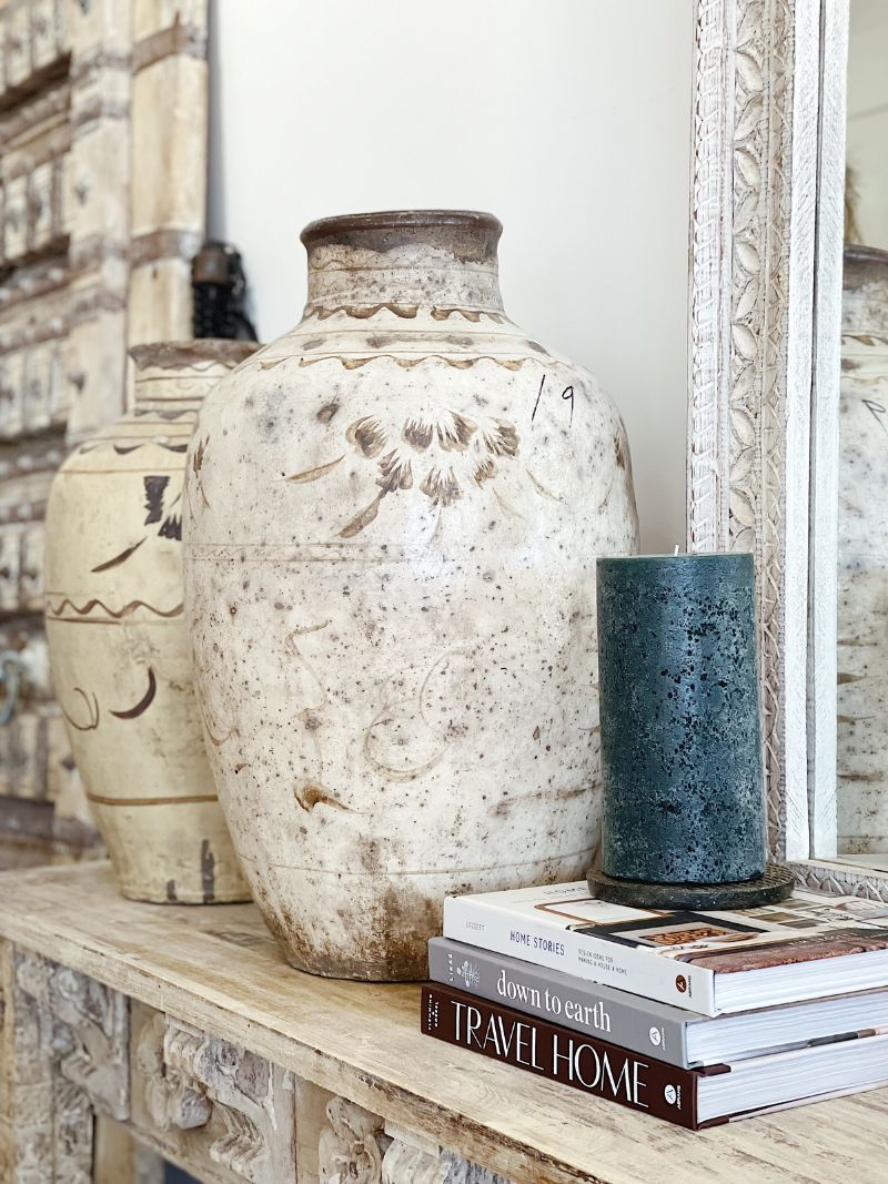Antique Wine Jar - Barefoot Gypsy Homewares