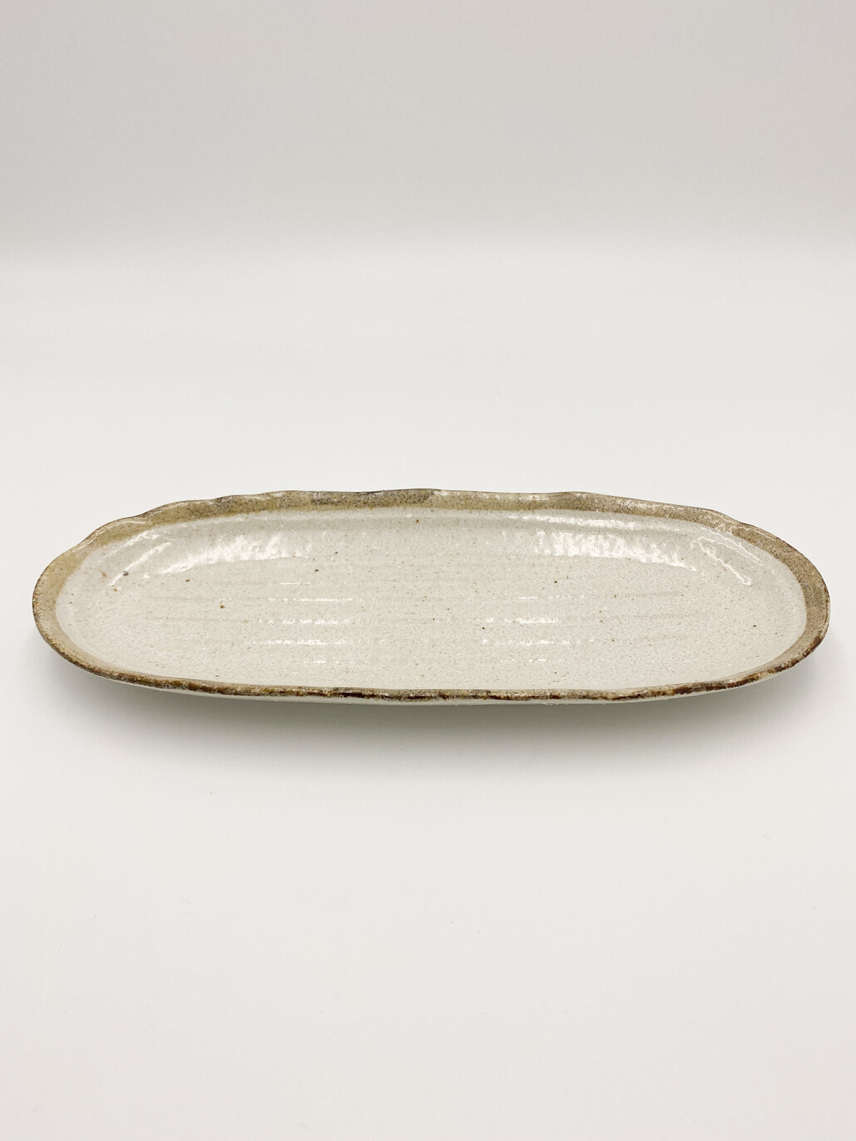 Shirokaratsu Long Oval Plate - Product Image