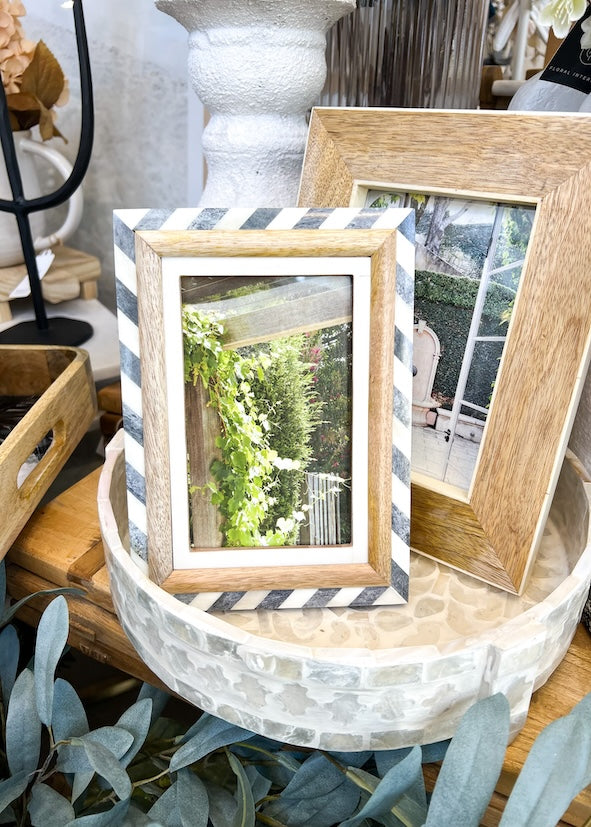 Bordo Wood/Resin Photo Frame - 4x6" - Product Image