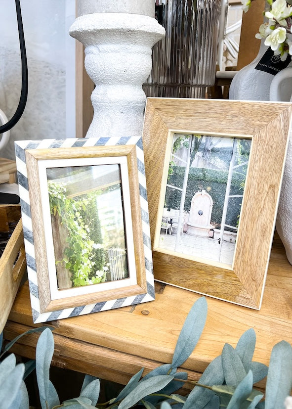 Bordo Wood/Resin Photo Frame - 4x6" - Product Image
