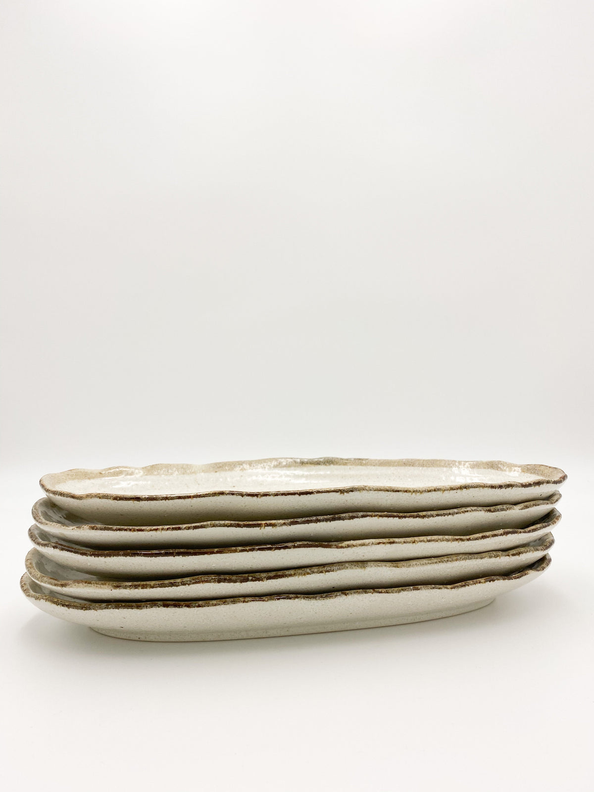 Shirokaratsu Long Oval Plate - Product Image
