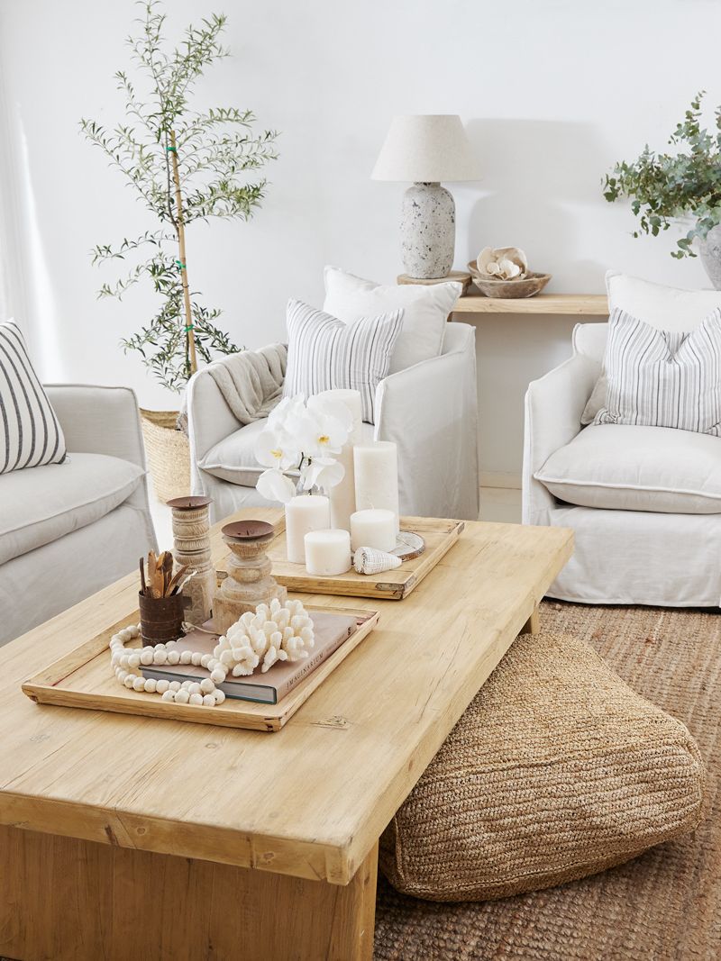 Luna | Elm Coffee Table - Barefoot Gypsy Homewares