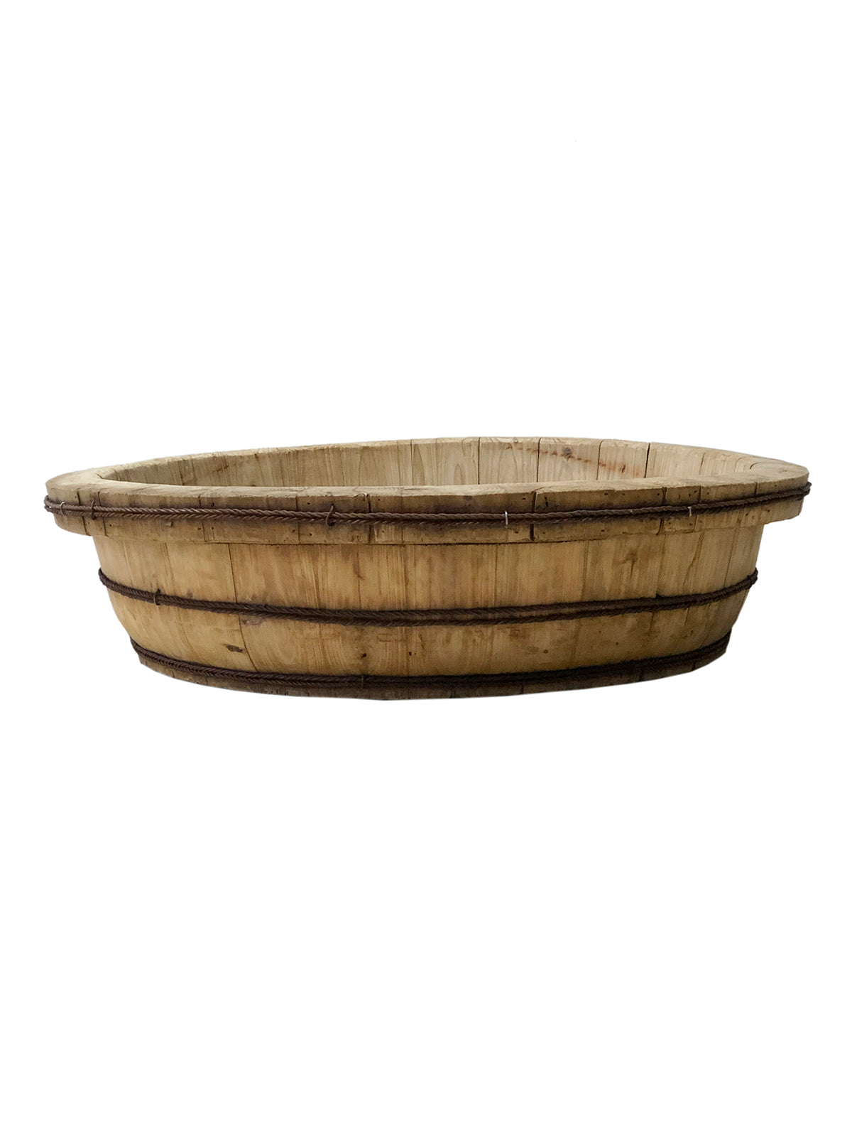 Oli | Wood Basin - Round - Barefoot Gypsy Homewares