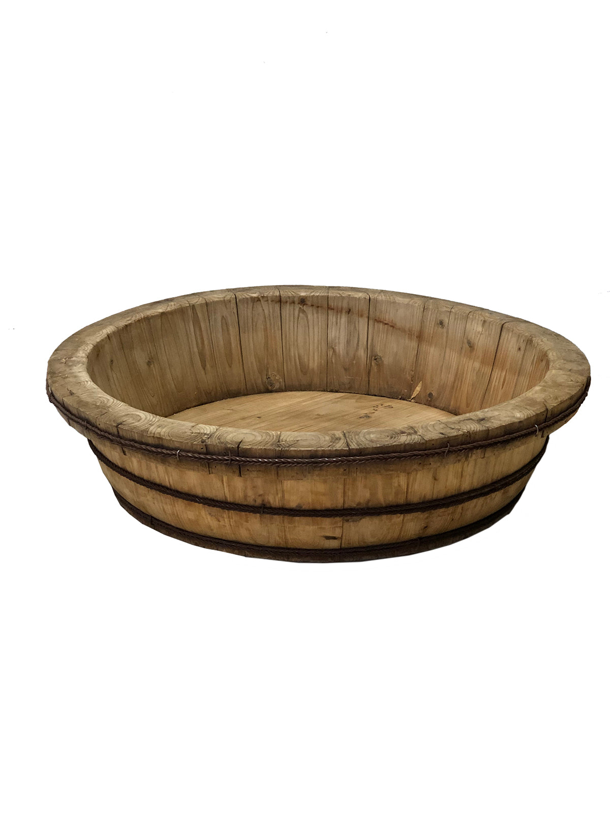 Oli | Wood Basin - Round - Barefoot Gypsy Homewares